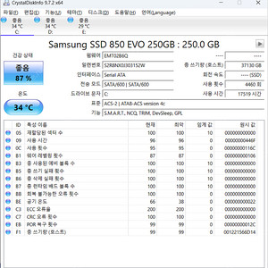 삼성전자 850 evo 250gb