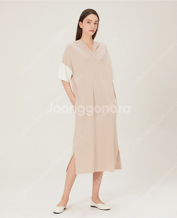 새상품 마리끌레르 니트후드원피스 (택포함)--9