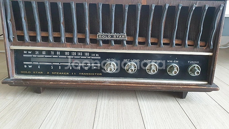 오래된 금성 나무라디오 MD-1101 팝니다ㅡ부산--3