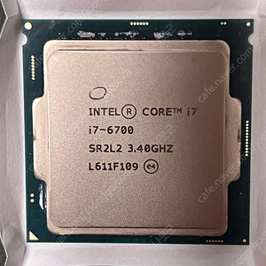 I7 6700k 쿨러포함