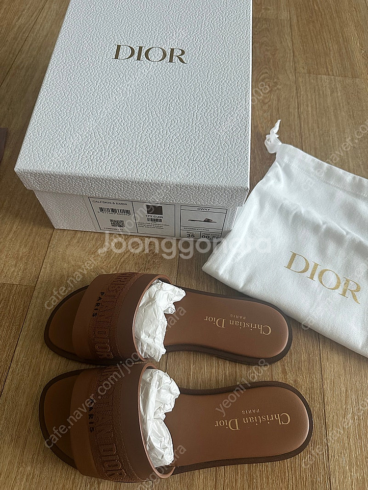 디올 디웨이 슬리퍼 35--2