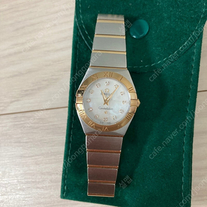 오메가 컨스틸레이션 다이아 자개 콤비 쿼츠 여성용 시계 이미지