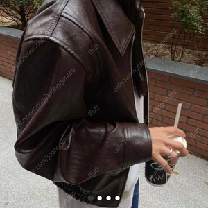 런던플랏 크롬 레더 자켓