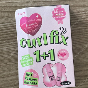 에뛰드 컬픽스 마스카라 블랙 1+1
