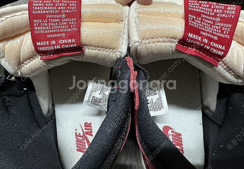 조던1 레트로 하이 OG 시카고 2022 / size : 255--6