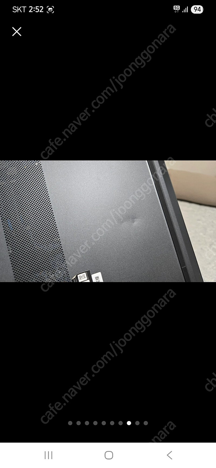 (실시간네고)조그만하자 있는 한성노트북 tfx245 판매합니다-서울- 8세대cpu, 8g 램, 512 ssd--1