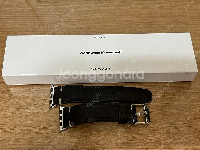 월스와일무브먼트 애플워치 스트랩 40~42mm (블랙/...--0