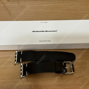 월스와일무브먼트 애플워치 스트랩 40~42mm (블랙/실버) 판매합니다