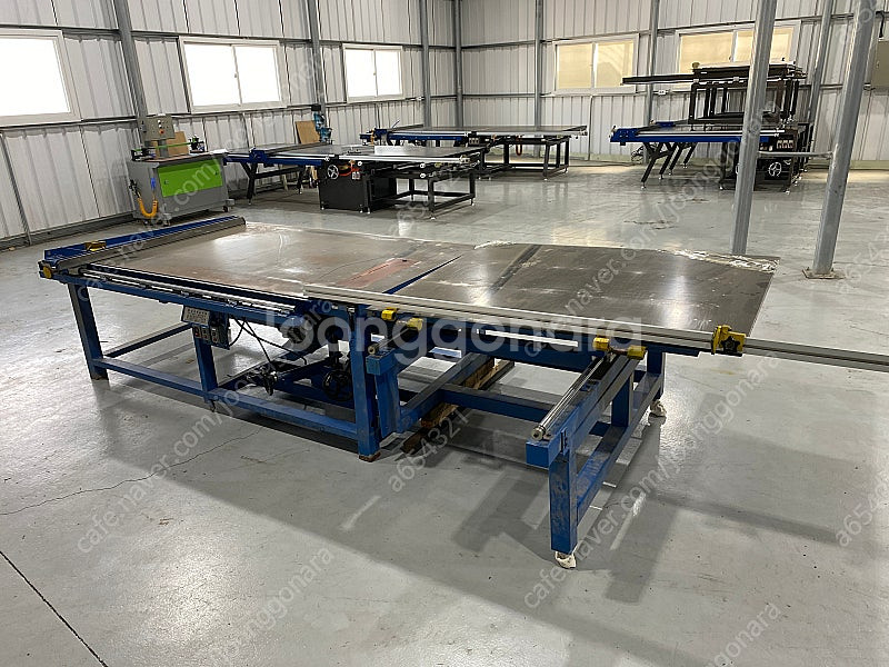 목공기계 - 재단횡절기 2축 팝니다.(슬라이딩폭 630)--1