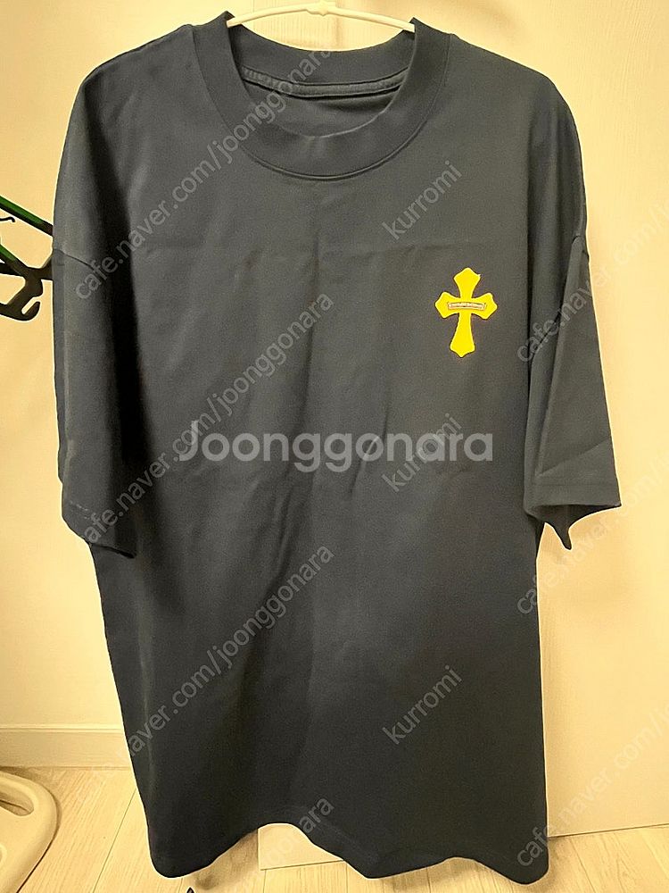 2xl 크롬하츠 st 반팔티 네이비--0