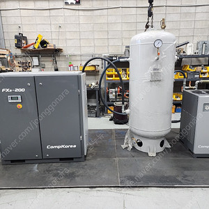 스크류 콤프레샤 20마력 set