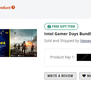 배틀필드6 키 팝니다 (인텔 이벤트)