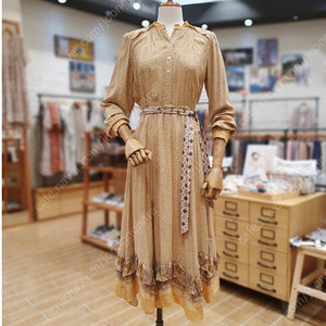 써스데이아일랜드 보더프릴 원피스s