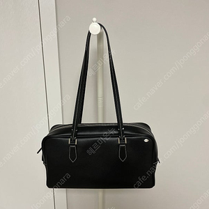정품 헤지스 토트백 바게트백 블랙