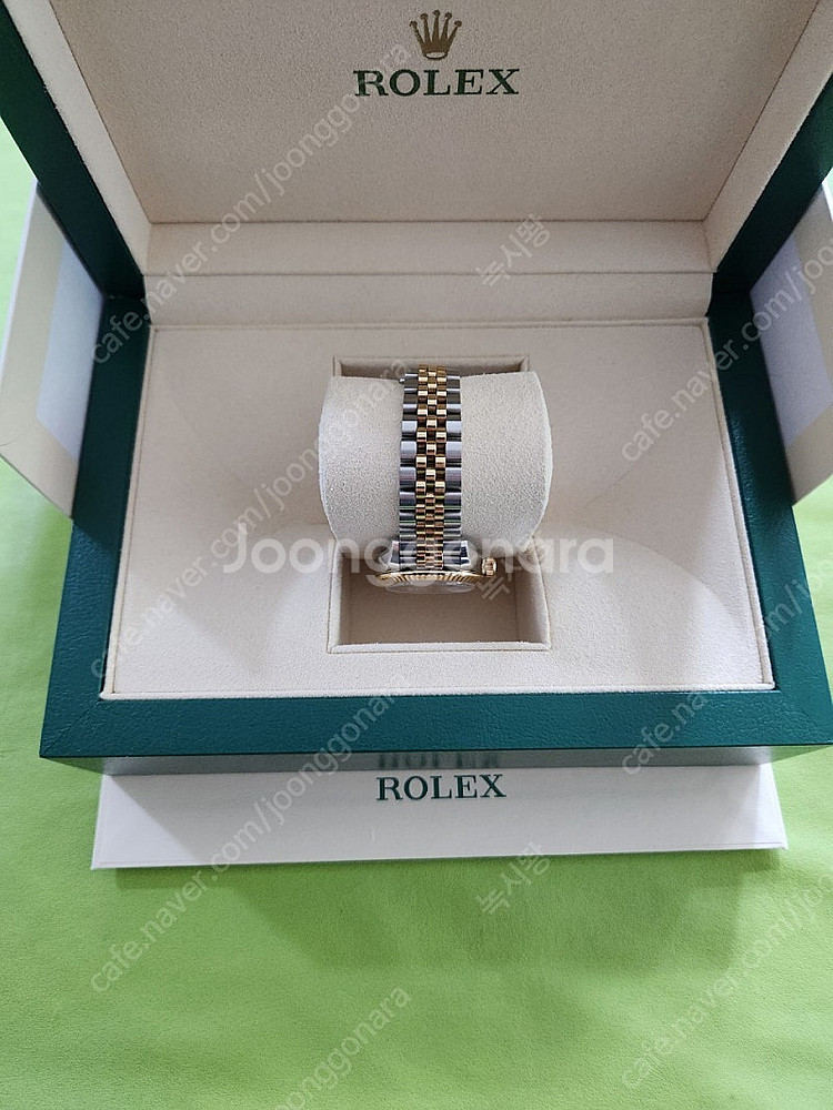 279173 롤렉스 데이트저스트 옐골 10P 팝니다. 28미리--1