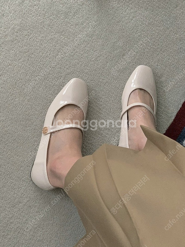 메리제인 플랫 슈즈 굽 2cm 사이즈 235--1