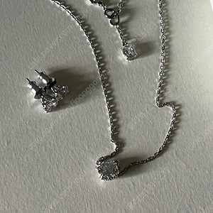 스와로브스키 목걸이 귀걸이 세트