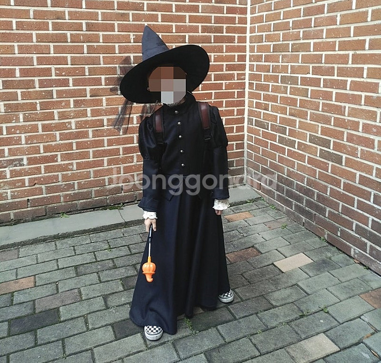 택포 서쪽마녀 할로윈드레스 모자포함--6
