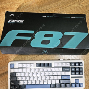 AULA F87pro 회목축(그레이축) 독거미 텐키리스 키보드
