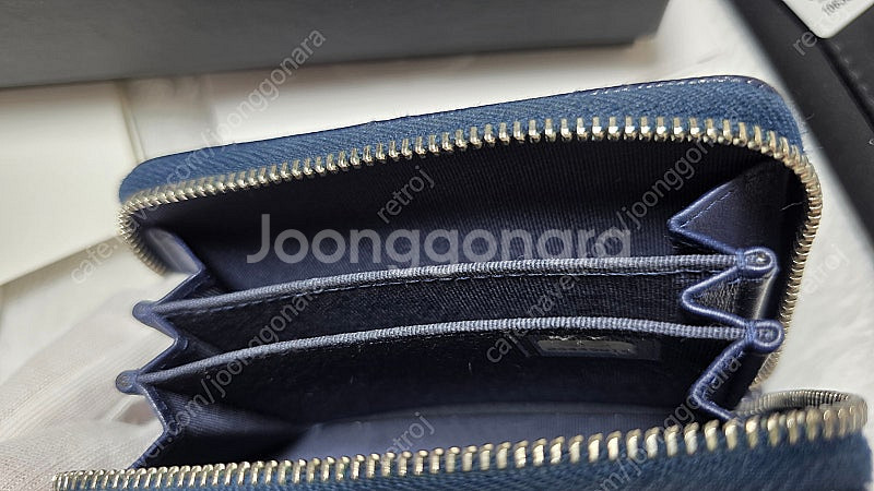 정품 샤넬 지퍼돌이 카드지갑--9