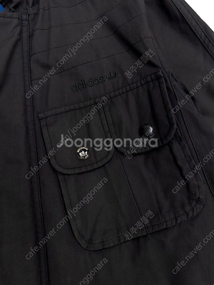 00년대 아디다스 빈티지 왁스코트 블랙 (L)--4