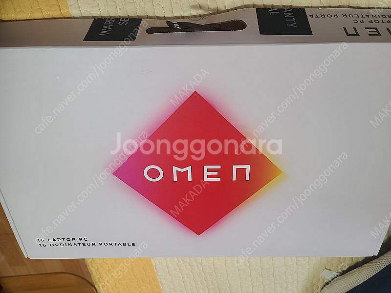 새컨디션 HP게이밍 노트북 16-wf0186TX 판매합...--6