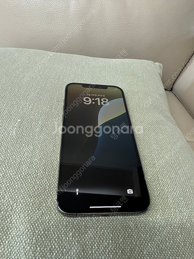 아이폰12프로맥스 128GB (배터리 100%)--2