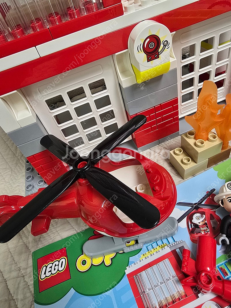 레고 듀플로 소방서와 헬리콥터 10970--2