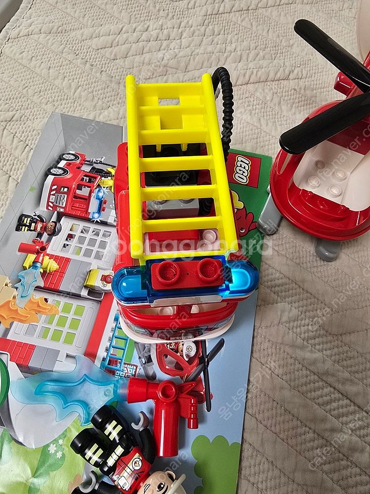 레고 듀플로 소방서와 헬리콥터 10970--5