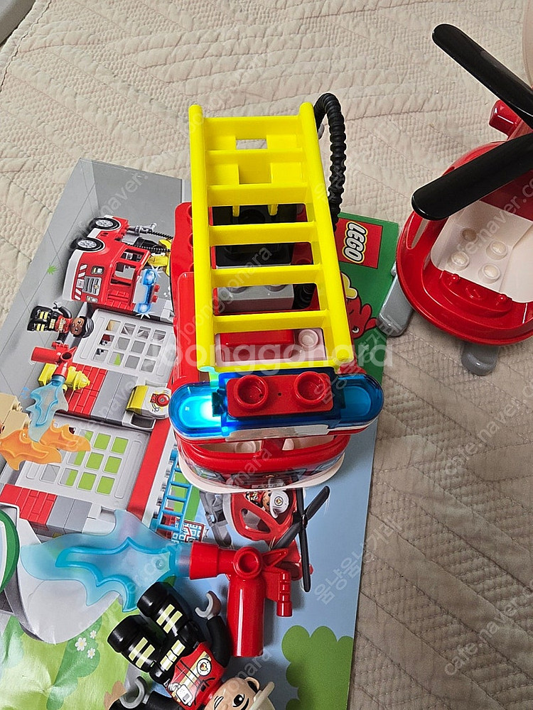 레고 듀플로 소방서와 헬리콥터 10970--6