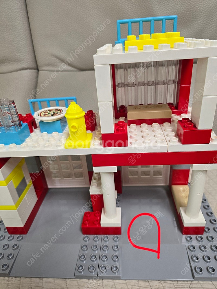 레고 듀플로 소방서와 헬리콥터 10970--7