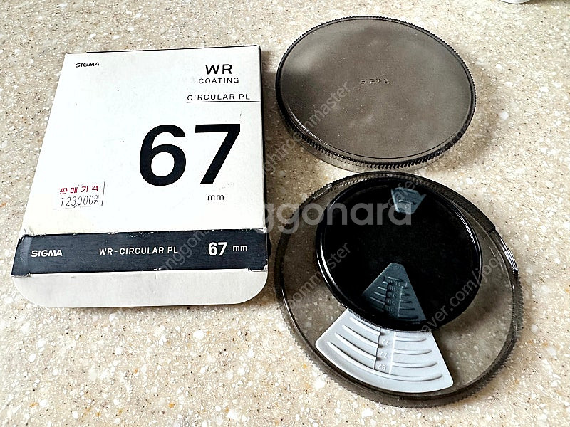 시그마 wr cpl 필터 67mm 신품--0
