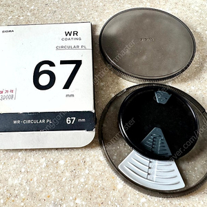 시그마 wr cpl 필터 67mm 신품