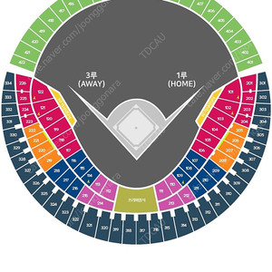 9/10 두산 vs LG 1루 블루석 (209) 단석 정가이하 양도합니다!!