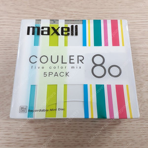 공MD maxell COULER 5장 1팩 미개봉