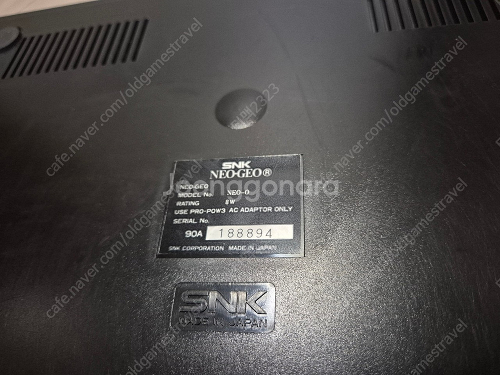 [가격인하] 네오지오 AES 후기형 박스셋 팝니다.--2