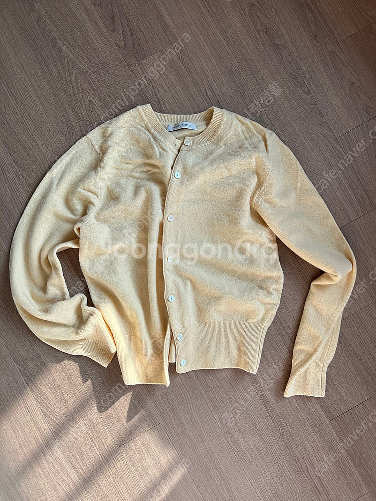 낫띵리튼 Emitt wool round cardigan...--1