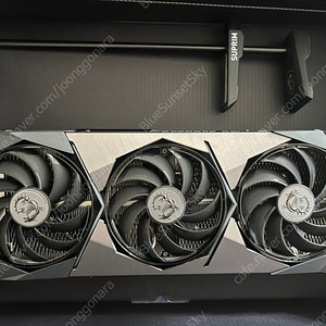 Nvidia MSI RTX 3080ti 그래픽카드+전용 지지대