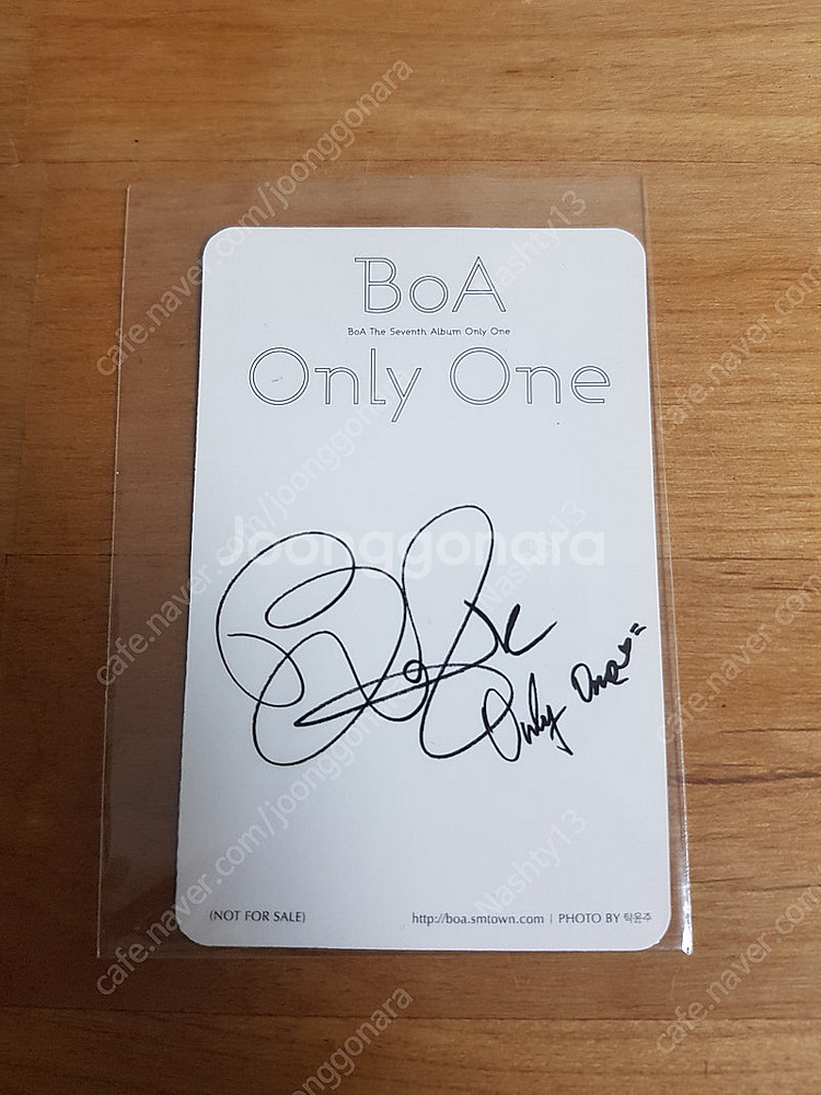 보아 정규 7집 앨범 Only One 포카 포함--4