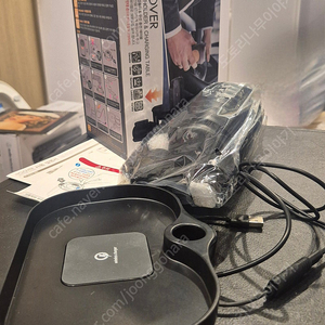 차모아 차량용 멀티컵홀더 +무선충전 테이블 (택포)
