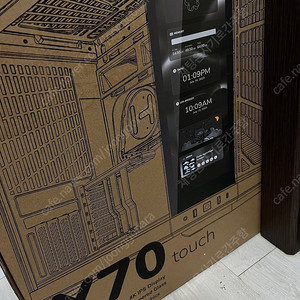 새상품) HYTE Y70 Touch 4K(블랙) 데스크탑 PC 케이스