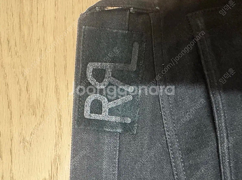 RRL 더블알엘 슬림 블랙 온 블랙 32 x 32--3