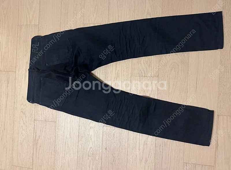 RRL 더블알엘 슬림 블랙 온 블랙 32 x 32--4