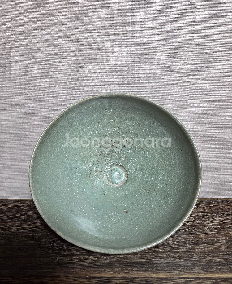 고미술품 고려청자 연판문 다완--3