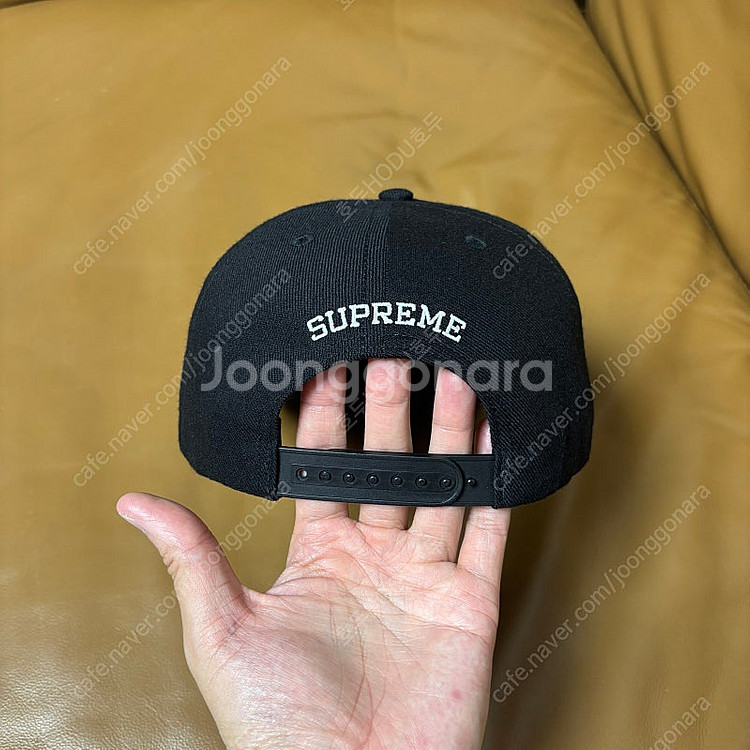 Supreme 슈프림 USA 플레임 블랙 6패널 볼캡 ...--6