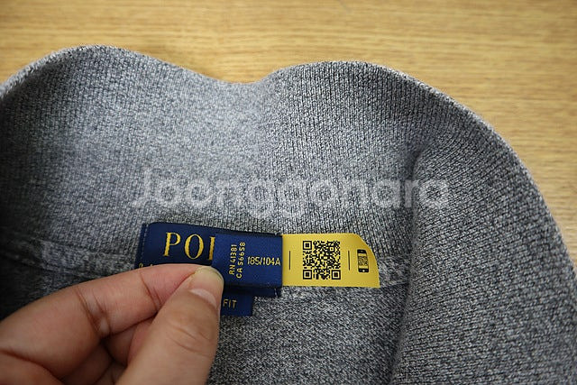 POLO 폴로랄프로렌 반팔 카라티 슬림핏 QR 드라이완...--5