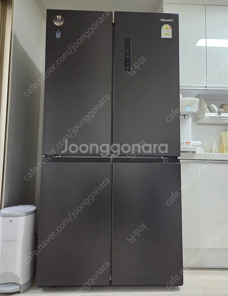 클라윈드 4도어 565리터 키친핏 냉장고 팝니다--0