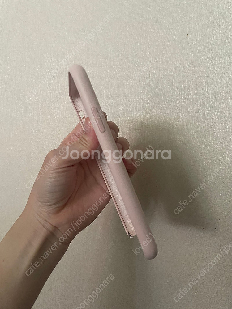 아이폰xs 정품실리콘케이스 정품애플케이스 핑크샌드--3