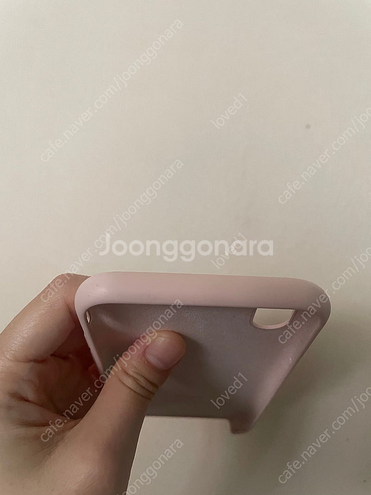 아이폰xs 정품실리콘케이스 정품애플케이스 핑크샌드--4