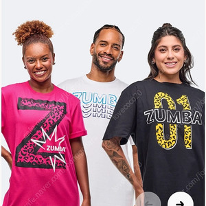 줌바 단체티 신상